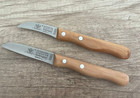 2 Messer aus Solingen Olivenholzgriff Rostfrei Handabzug Schälmesser Kochmesser 