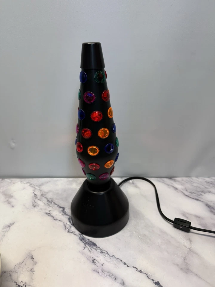 Lâmpada de discoteca rotativa original marca Lava modelo 1820 15"H - Imagem 2 de 4