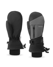 Winter Ski Mittens for Men Women Cold Weather- Warm Snow Mitts Gloves Waterpr...