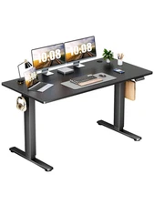 OLIXIS Electric Adjustable Height Standing Desk - 55 X 24 Inch Sit to Stand up D