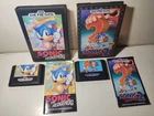 Sonic 1 & 2 Sega Genesis Games Complete Tested