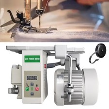 Servo Motor Sewing Machine AC110V, 750w 1HP Industrial Brushless Sewing Machi...