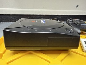 Sega Dreamcast Sega Sports Edition Black Console With Controller Cables Tested