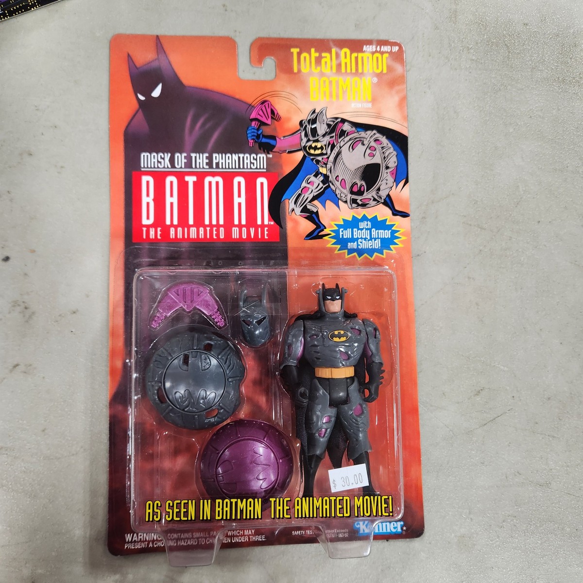 Tas040464 1993 Kenner Mask of The Phantasm Total Armor Batman