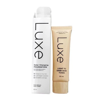 Luxe Color Changing Foundation - Instantly Adapt to Your Skin Tone - Medium 30ml