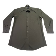 Neil Allyn Dress Shirt Small 30/31 Wing Collar Black Tuxedo Shirt Barrel Cuff