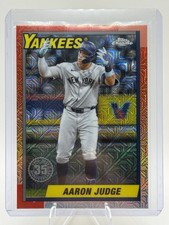 Topps 2025 Series 1 1990 Topps Chrome Silver Pack Aaron Judge #T90C-82 Yankees⭐️