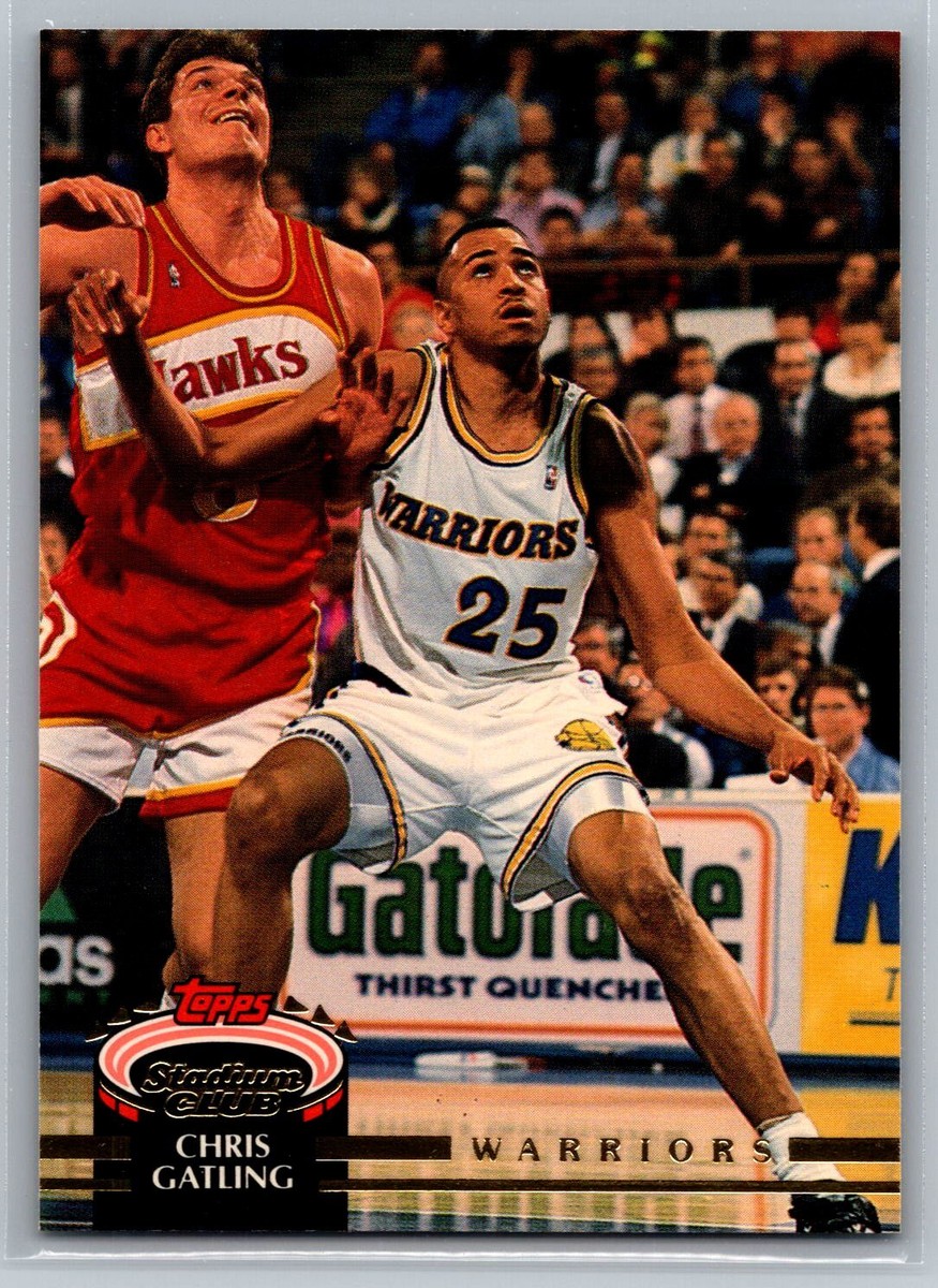 Chris Gatling 1992-93 Stadium Club BASKETBALL #74 Golden State