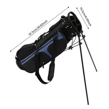 Golf Stand Bag Portable Lightweight Golf Carry Club Bag w/ 3 Dividers 5 Pockets