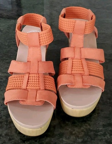 Zapatos Dr. Scholl's Mujer Flor Imitación Gamuza Plataforma Sandalias Zapatos Talla 8M $110 - Imagen 3 de 6