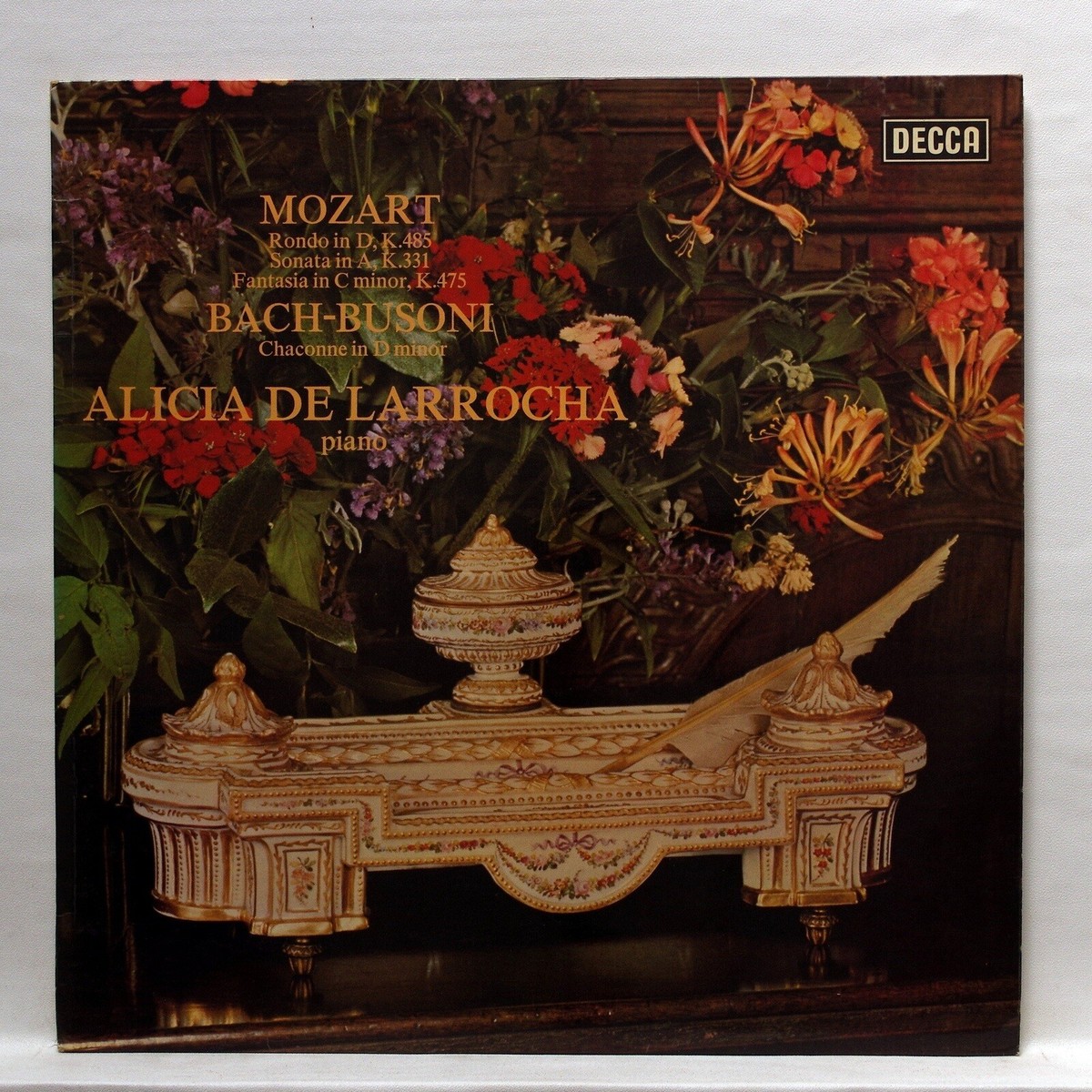 SXL 6669 - ALICIA DE LARROCHA - MOZART rondo, sonata, fantasia