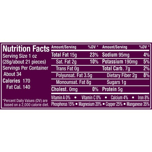 Planters Deluxe Mixed Nuts with Sea Salt 34 oz. Jar Resealable Trans Fat-Free - Picture 15 of 17