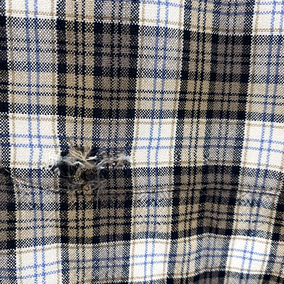 Sir Pendleton Shirt Men's XL Brown Plaid Wool Outdoor Workwear Academia Grunge - Image 4 of 4