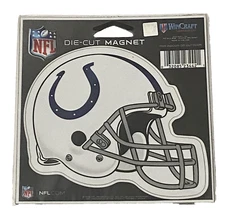 New NFL Indianapolis Colts Magnet 4” Helmet by WinCraft 4 Inch Die Cut Win Craft