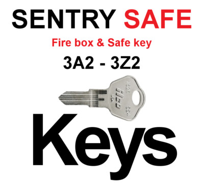 Sentry Safe & Fire Box keys / Select your key code / Series 3A2 - 3Z2