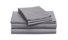 Microfiber Luxury Home Ultra Soft Full Size Sheet Set 6-Piece Gray