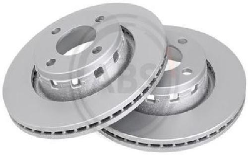 2x Original A.B.S. Brake Disc 16202 for Audi