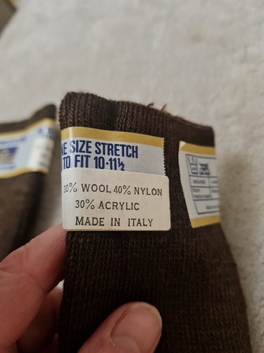 Mens Knee Length Socks By Commodore NEW ORIGINAL VINTAGE 70/80s Size 10-11.5 X2 - Picture 6 of 9