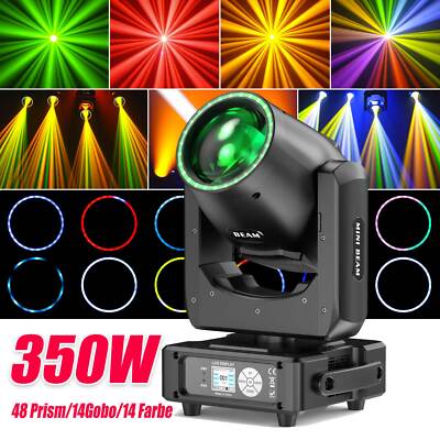 Moving Head Bühnenlicht 350W Beam Spot 48 Farben Gobo DMX Stage Disoc Party Bar