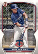 2023 BOWMAN PROSPECT MINNESOTA TWINS - YASSER MERCEDES #BP-99