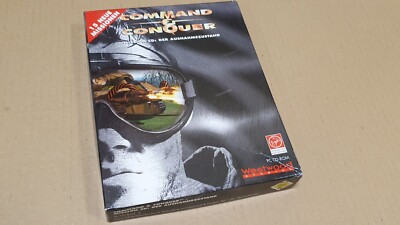 COMMAND AND CONQUER MISSION CD 15 NEUE MISSIONEN DEUTCH GERMAN BIG BOX PC CD ROM