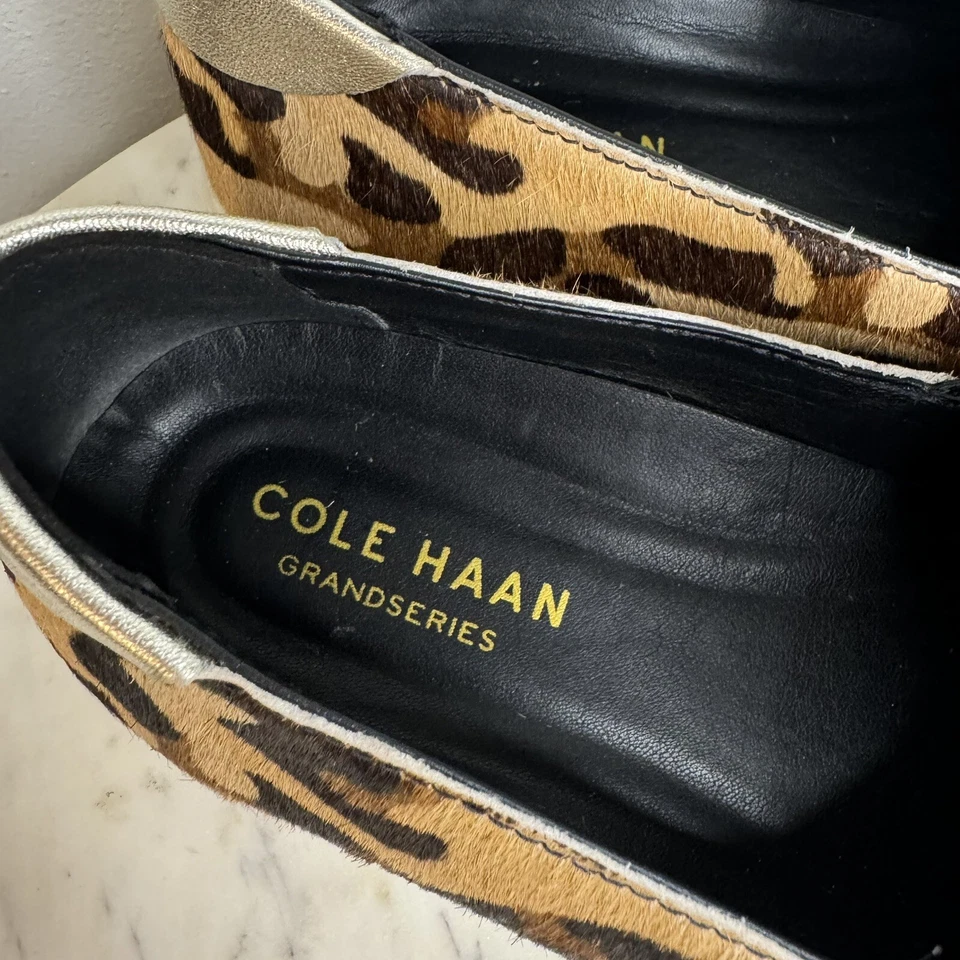 Zapatilla deportiva Cole Haan Olson en camuflaje pelo de becerro leopardo talla 7,5 cómoda -Y Foto 2 de 4