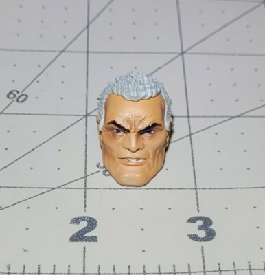 McFarlane DC Batman Old Bruce Wayne Male Head Collector 7'' Custom Fodder Parts