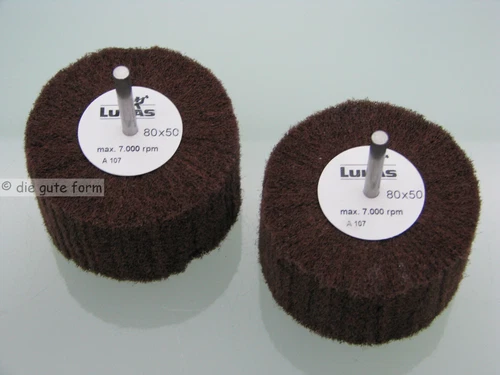 LUKAS - - 2 pcs Compartment Grinder TILE Grit 280 - 80 x 50 - 6mm Shank - -