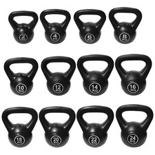 FXR SPORTS Vinyl Kettlebell Body Tone Strength Training Kettlebells (2KG - 24KG)
