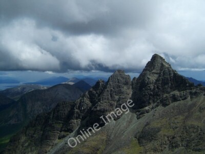 Foto 6x4 Pinnacle Ridge, Surr nan Gillean, Skye Knight's Peak aufgenommen für c2007