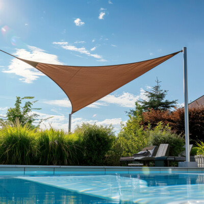 Edelstahl Sonnensegel Mast hhenverstellbar Pfosten Bodenhlse Stange  wetterfest | eBay.de