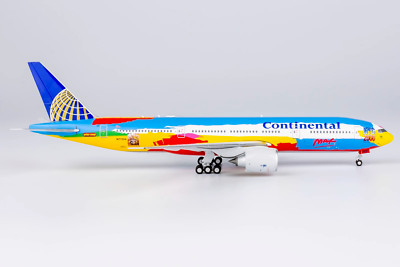 1:400 NG Model Continental BOEING 777-200ER Passenger Airplane Diecast Model