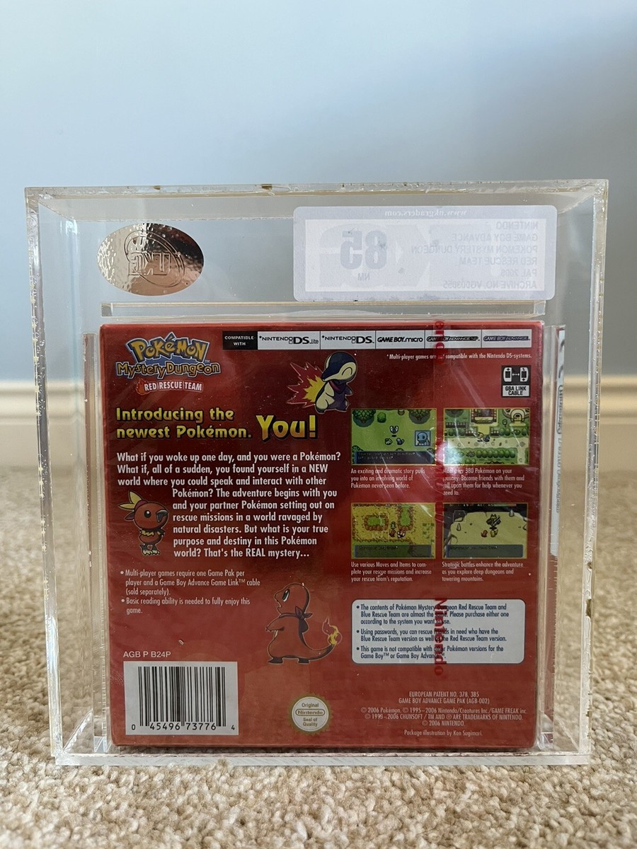 Jeu Pokémon Donjon Mystère : Équipe De Secours Rouge (GBA) - Version EUR + Livret - Très Bon État