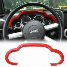 Dashboard Instrument Panel Frame Trim Decor Cover for Jeep Wrangler JK 2007-2010