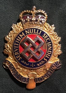 logistics badge armed branch forces canadian cap canada