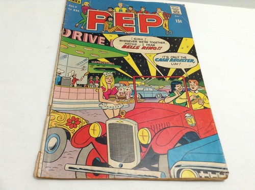 PEP # 231 Archie Comics July 1969 Betty Veronica Reggie Jughead Riverdale - 第 1/8 張圖片