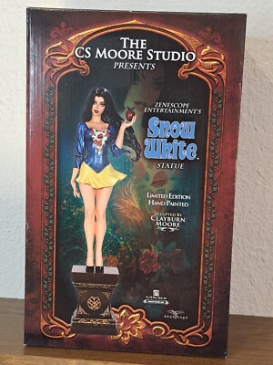 SNOW WHITE  Grimm Fairytales Statue CS MOORE Studio 2011 Lim. 415/1000 ZENESCOPE