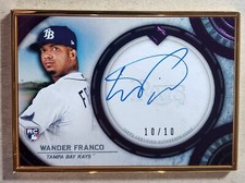 2022 Topps Transcendent Purple Gold Framed Wander Franco Auto RC 10/10 Autograph