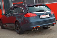 FMS 76mm Duplex Sportauspuff Anlage Opel Insignia Sports Tourer Allrad 2.0l CDTI