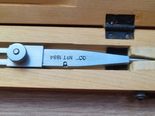 Original USSR RARE Artillery compasses in a case measuring compasses Original - Picture 4 of 6