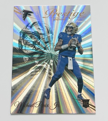 2024 Panini Prestige Rookies Xtra Points Hyper #335 Michael Penix Jr. RC