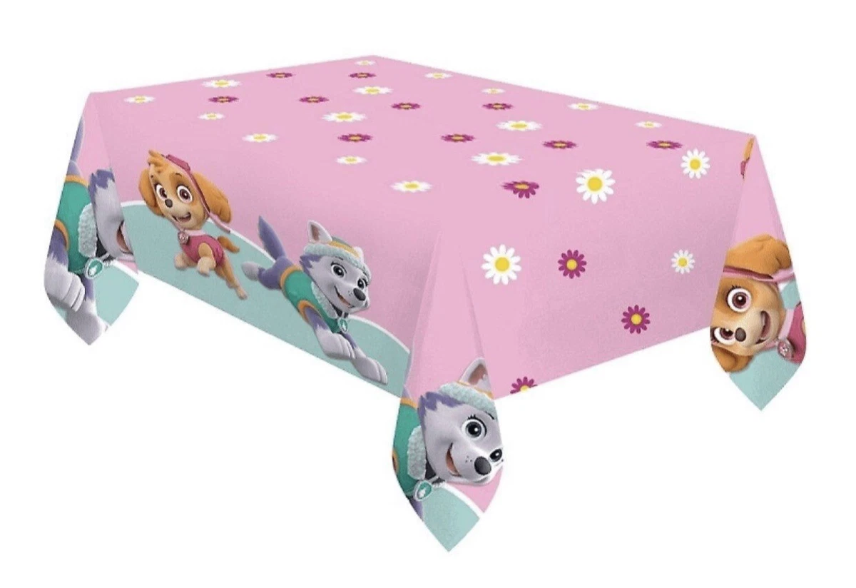 Pink paw patrol 2024 table and chairs