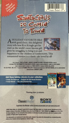 その他 Coming  [VHS] Santa Claus is Coming to Town (1989 VHS) | Angry Grandpa's Media