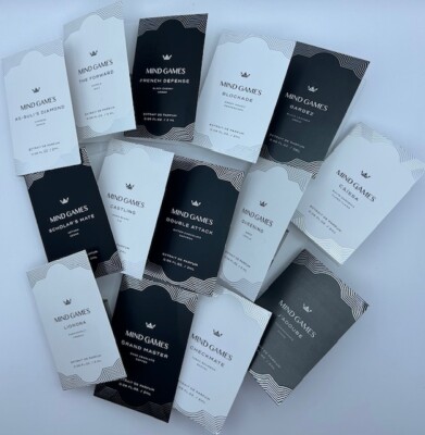 Mind Games Assorted Extrait De Parfum Sample Spray 2ml / .06 oz New - Choose One