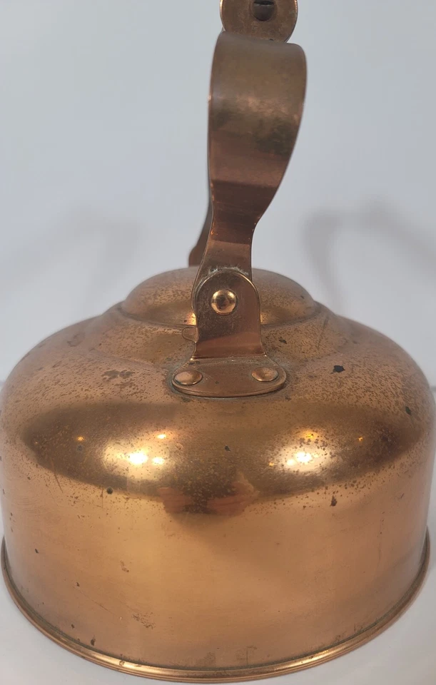 Tetera de cobre con mango de madera para tetera de ODI Portugal Foto 4 de 4