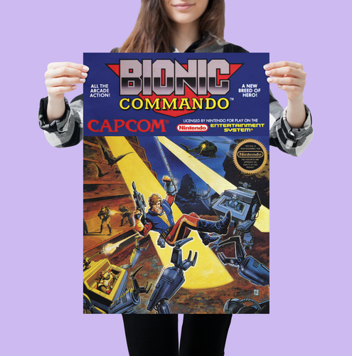 Retro NES Poster Vintage Super Nintendo Poster 80er 90er Jahre Wandkunst A5 A4 A3 A2 - Bild 13 von 52