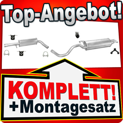 Auspuff für VW GOLF 4 IV 1.6 FSI 1.8 125PS 2.0 Auspuffanlage