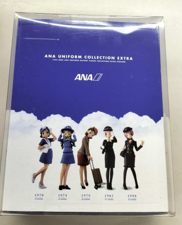 コレクション ANA UNIFORM COLLECTION EXTRA 1955-2005 KAIYODO ANA Uniform Collection & Extra All Set of 15 Figure Used