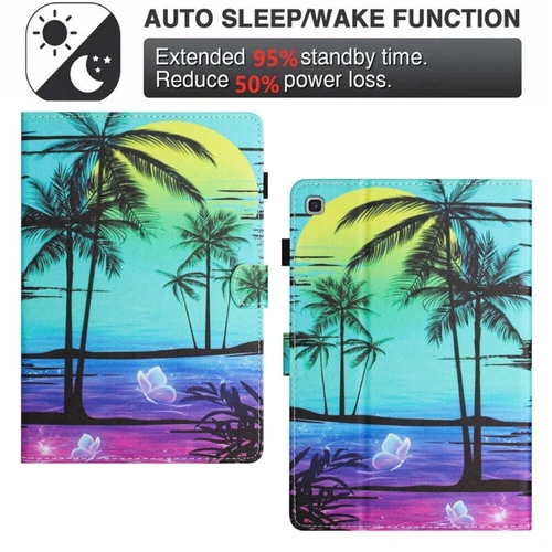 For Samsung Galaxy Tab A9 A8 A7 A S5e S6 Shockproof Leather Case Stand Cover - Picture 44 of 67