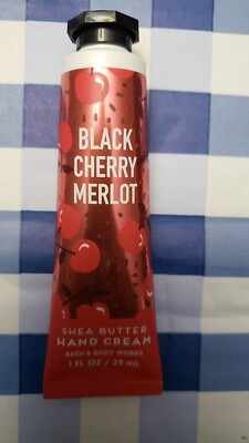 Bath and Body Works BLACK CHERRY MERLOT Shea Butter Hand Cream 1 fl oz / 29 mL